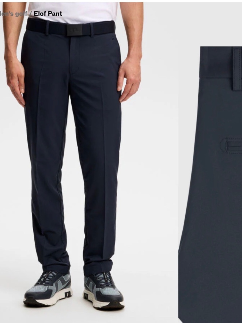 NWT J.Lindeberg Men's Elof Navy Dress Pants 34X32